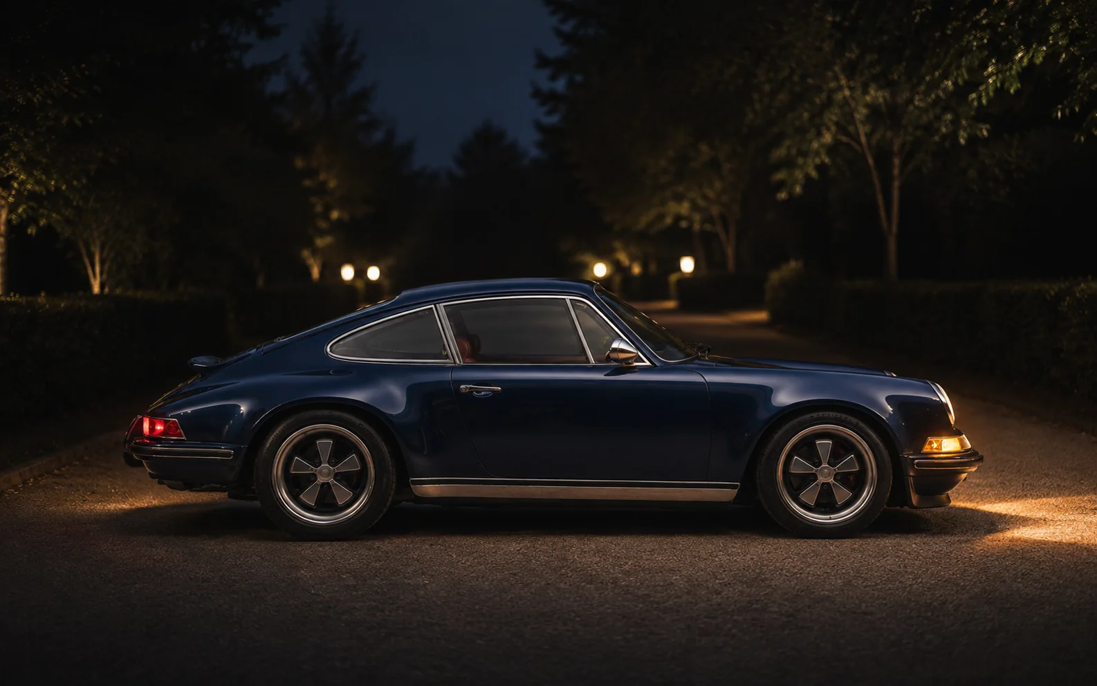 Porsche 911 Reimagined by Singer, The Surrey Commission, three-quarter front view